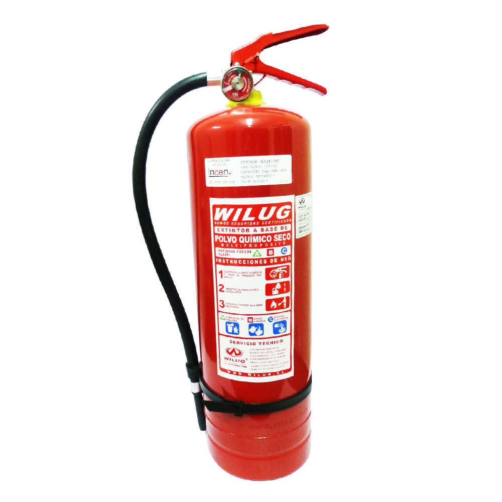 Extintor Para Fuegos ABC De 6 Kg - Sistema Contra Incendio