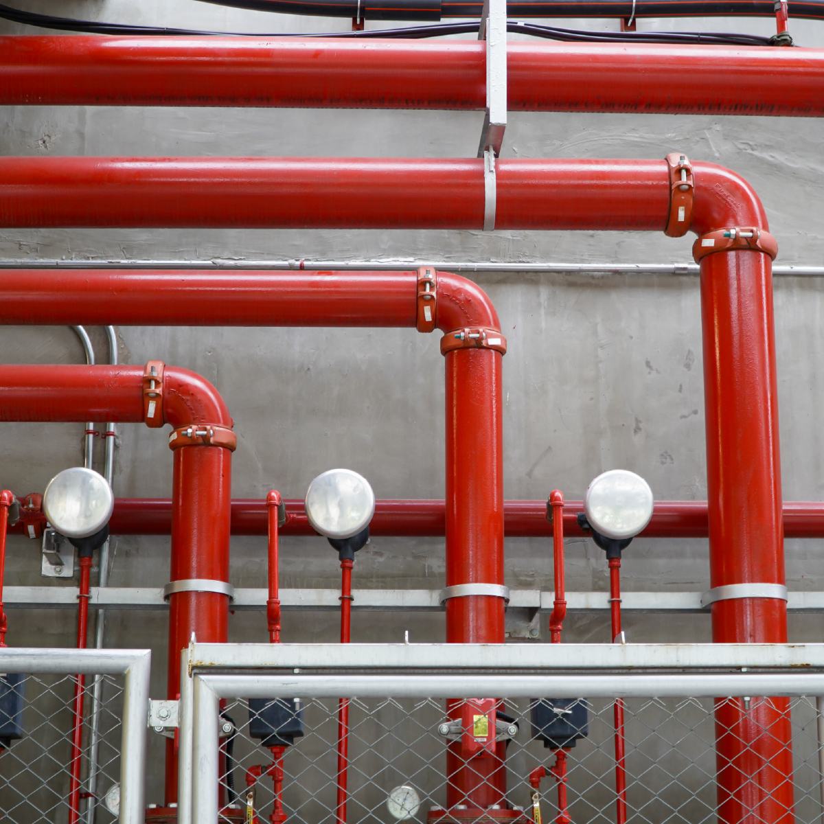 Conexión exterior de un sistema de red seca